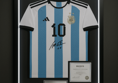 Signed & Framed Lionel Messi Shirt (World Cup 2022 Edition)