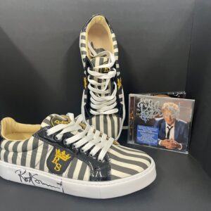 Exclusive Sir Rod Stewart Signed Shoes and Autographed CD